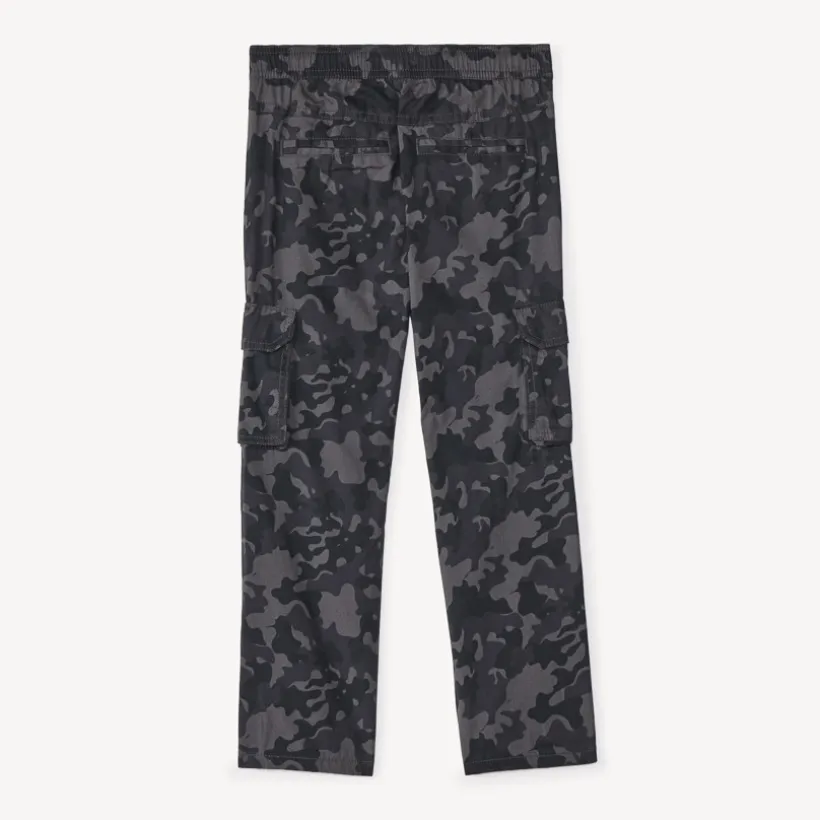 Pantalon imprimé camouflage et doublé pour garçon