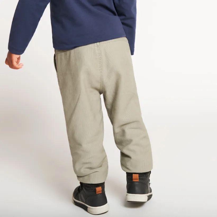 Pantalon jogger en toile doublée pour bébé garçon