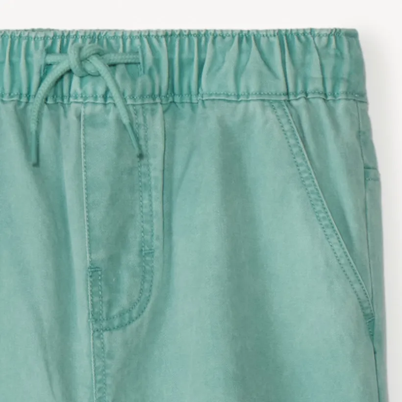 Pantalon jogger en toile uni pour garçon