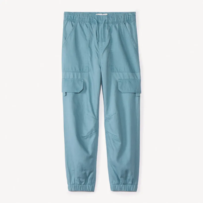 Pantalon jogger en twill uni pour garçon