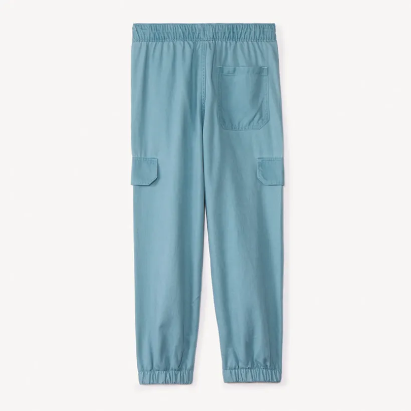 Pantalon jogger en twill uni pour garçon