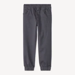 Pantalon jogger en twill uni pour garçon