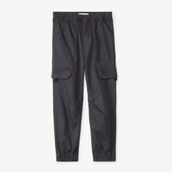 Pantalon jogger en twill uni pour garçon