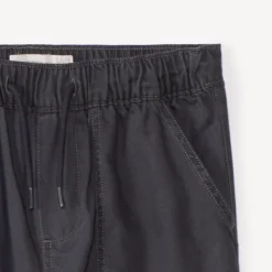 Pantalon jogger en twill uni pour garçon