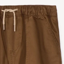 Pantalon jogger uni et doublé jersey pour garçon
