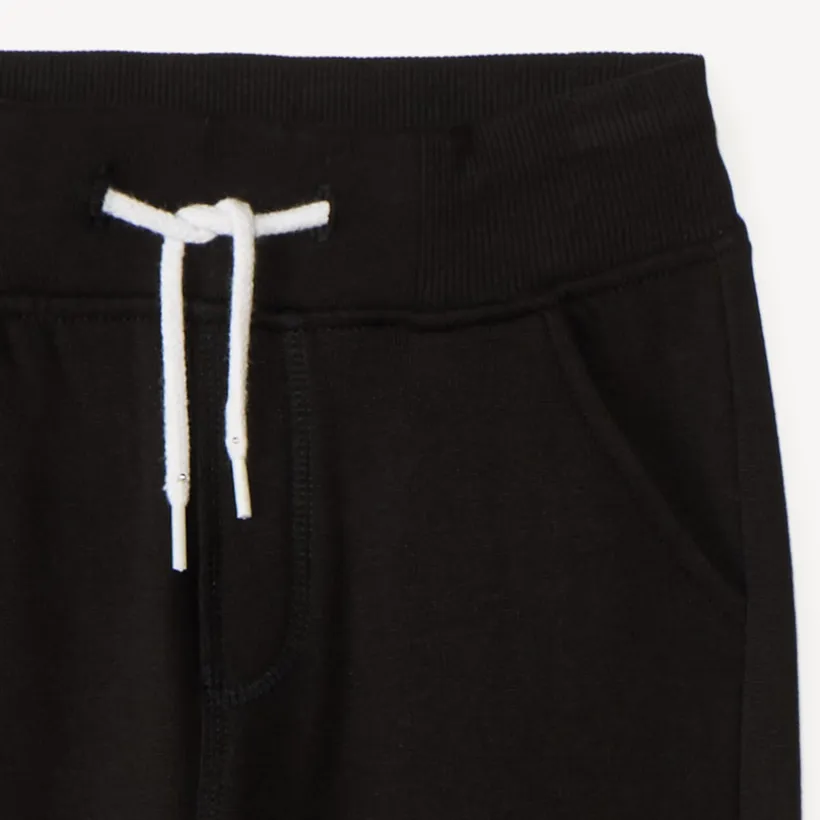 Pantalon jogging garçon en molleton uni