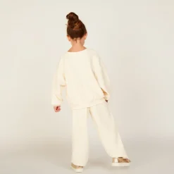 Pantalon large en double jersey fantaisie pour fille