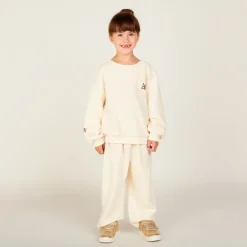 Pantalon large en double jersey fantaisie pour fille