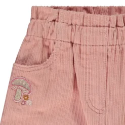 Pantalon large en velours côtelé pour bébé fille