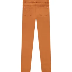 Pantalon milano uni avec empiècements aux genoux pour fille