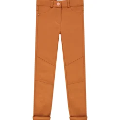 Pantalon milano uni avec empiècements aux genoux pour fille