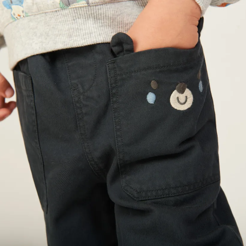 Pantalon à poche ludique pour bébé garçon