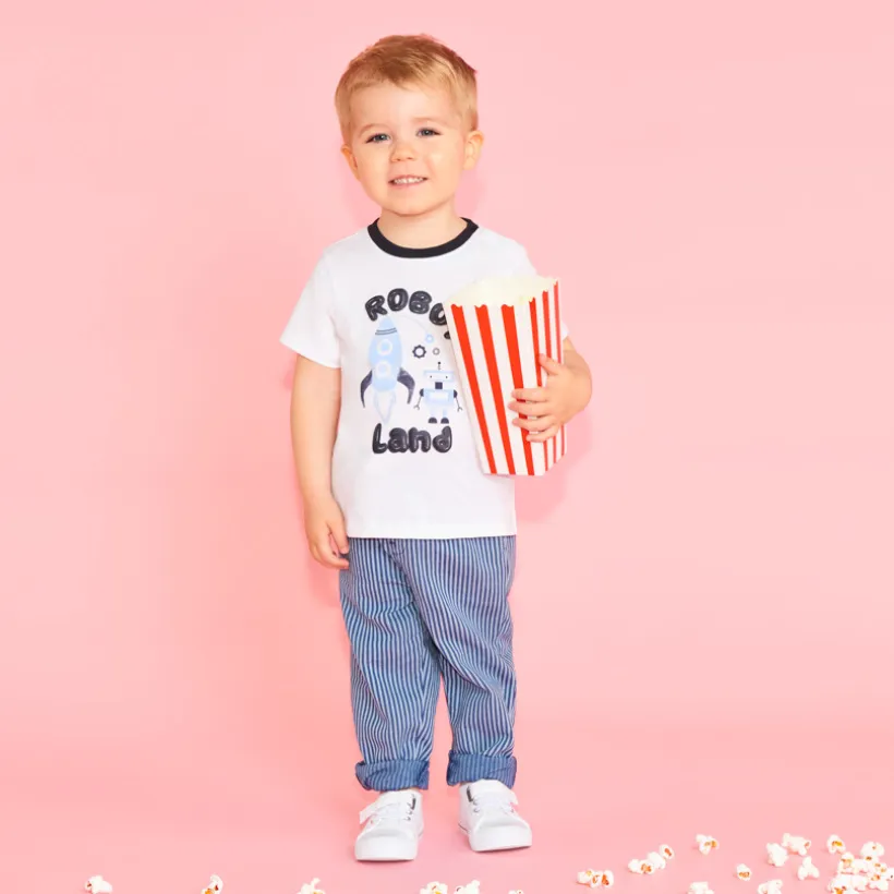 Pantalon rayé bébé garçon