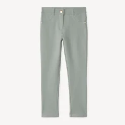 Pantalon skinny en molleton uni pour fille