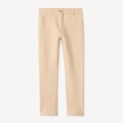 Pantalon skinny imprimé pois pailletés pour fille