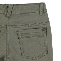 Pantalon slim en twill effet crinkle pour garçon