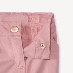 Pantalon slim en twill uni pour fille