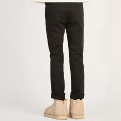 Pantalon slim en twill uni pour fille