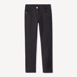 Pantalon slim en twill uni pour fille