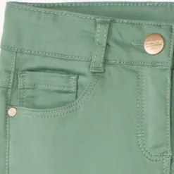 Pantalon slim en twill uni pour fille