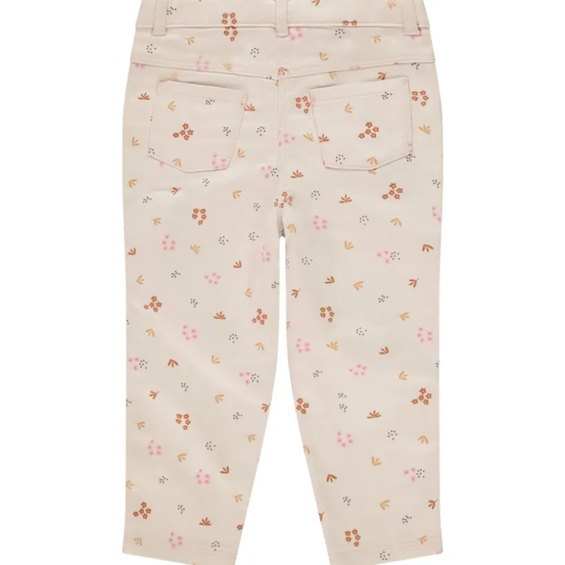 Pantalon slim imprimé et doublé jersey pour bébé fille