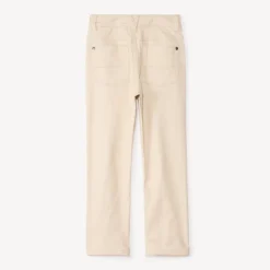 Pantalon slim uni effet crinkle pour garçon