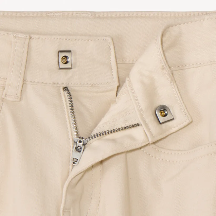 Pantalon slim uni effet crinkle pour garçon