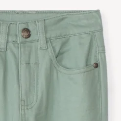 Pantalon slim uni effet crinkle pour garçon