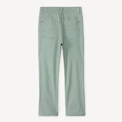 Pantalon slim uni effet crinkle pour garçon
