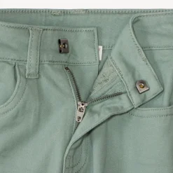 Pantalon slim uni effet crinkle pour garçon