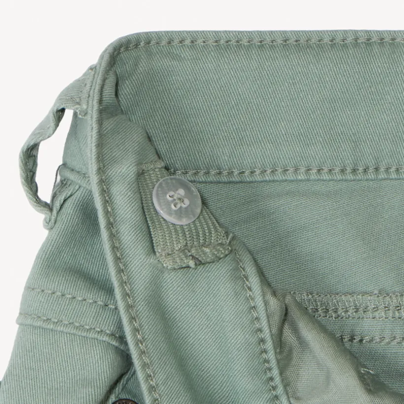 Pantalon slim uni effet crinkle pour garçon