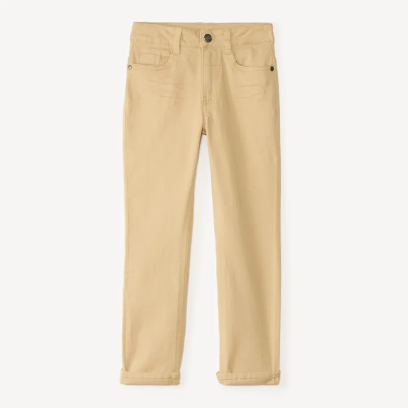 Pantalon slim uni pour garçon