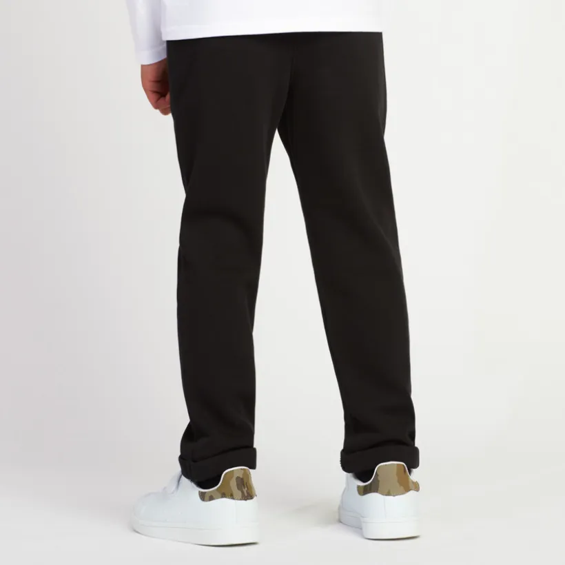 Pantalon uni en maille milano pour garçon