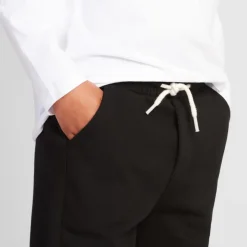 Pantalon uni en maille milano pour garçon