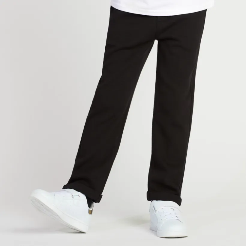 Pantalon uni en maille milano pour garçon