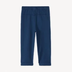 Pantalon uni en toile pour bébé garçon