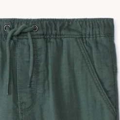 Pantalon uni en toile pour bébé garçon