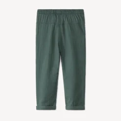 Pantalon uni en toile pour bébé garçon