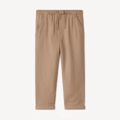 Pantalon uni en toile pour bébé garçon