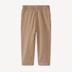Pantalon uni en toile pour bébé garçon