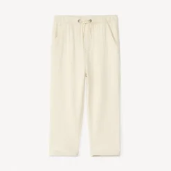 Pantalon uni en toile pour bébé garçon