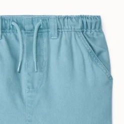 Pantalon uni à poches cargo pour bébé garçon