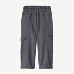 Pantalon uni à poches cargo pour bébé garçon