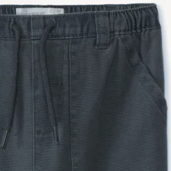 Pantalon uni à poches plaquées pour bébé garçon