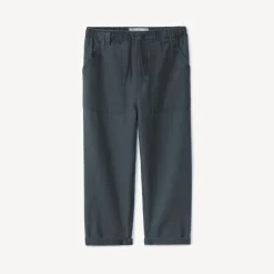 Pantalon uni à poches plaquées pour bébé garçon