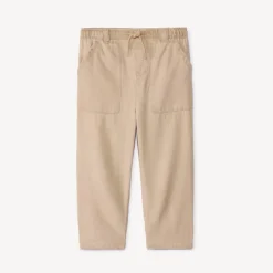 Pantalon uni à poches plaquées pour bébé garçon