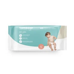 Paquet de 40 lingettes bébé hypoallergéniques