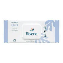 Paquet de 72 lingettes épaisses H2O