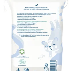 Paquet de 60 Maxi-carrés de coton 100% bio