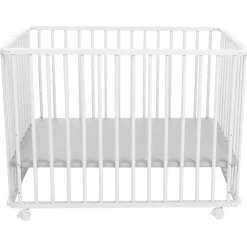 Parc pliable en bois Pocket blanc